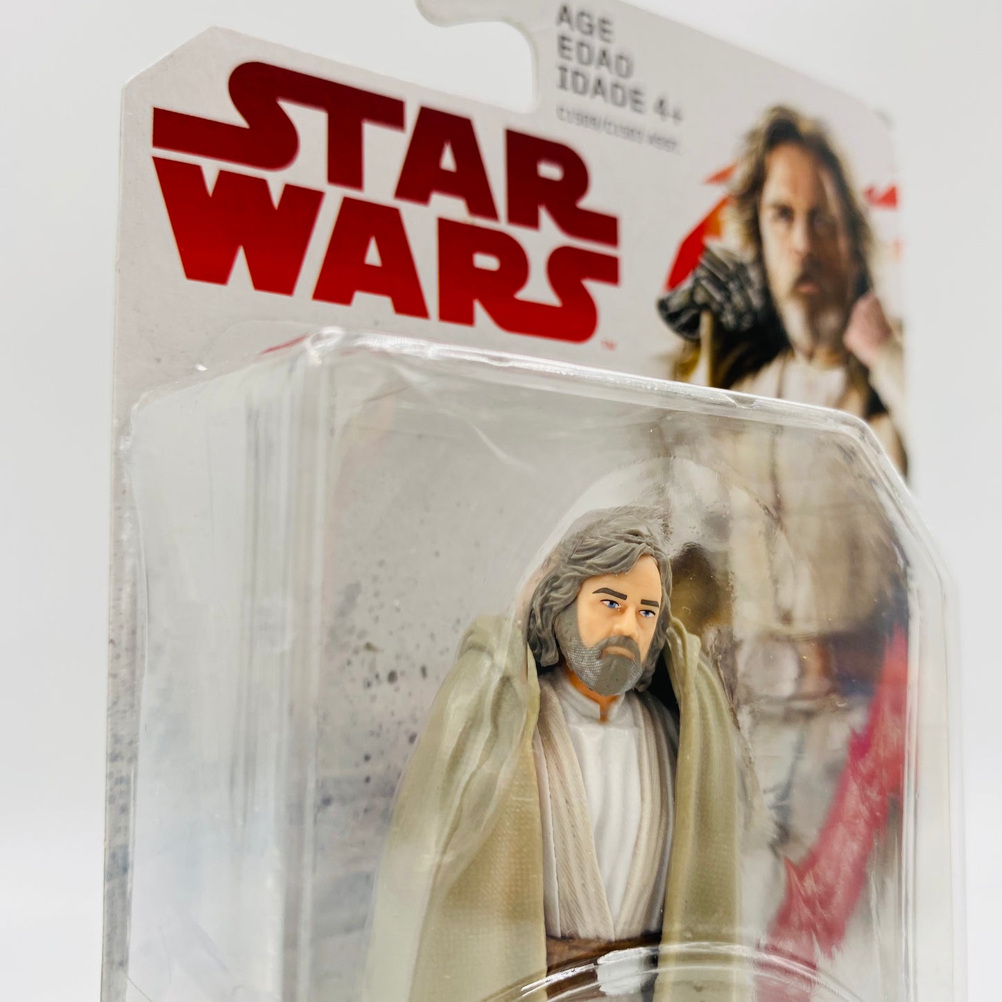 Star Wars The Last Jedi Luke Skywalker (Jedi Master) 3.75” carded action figure (2017) Hasbro