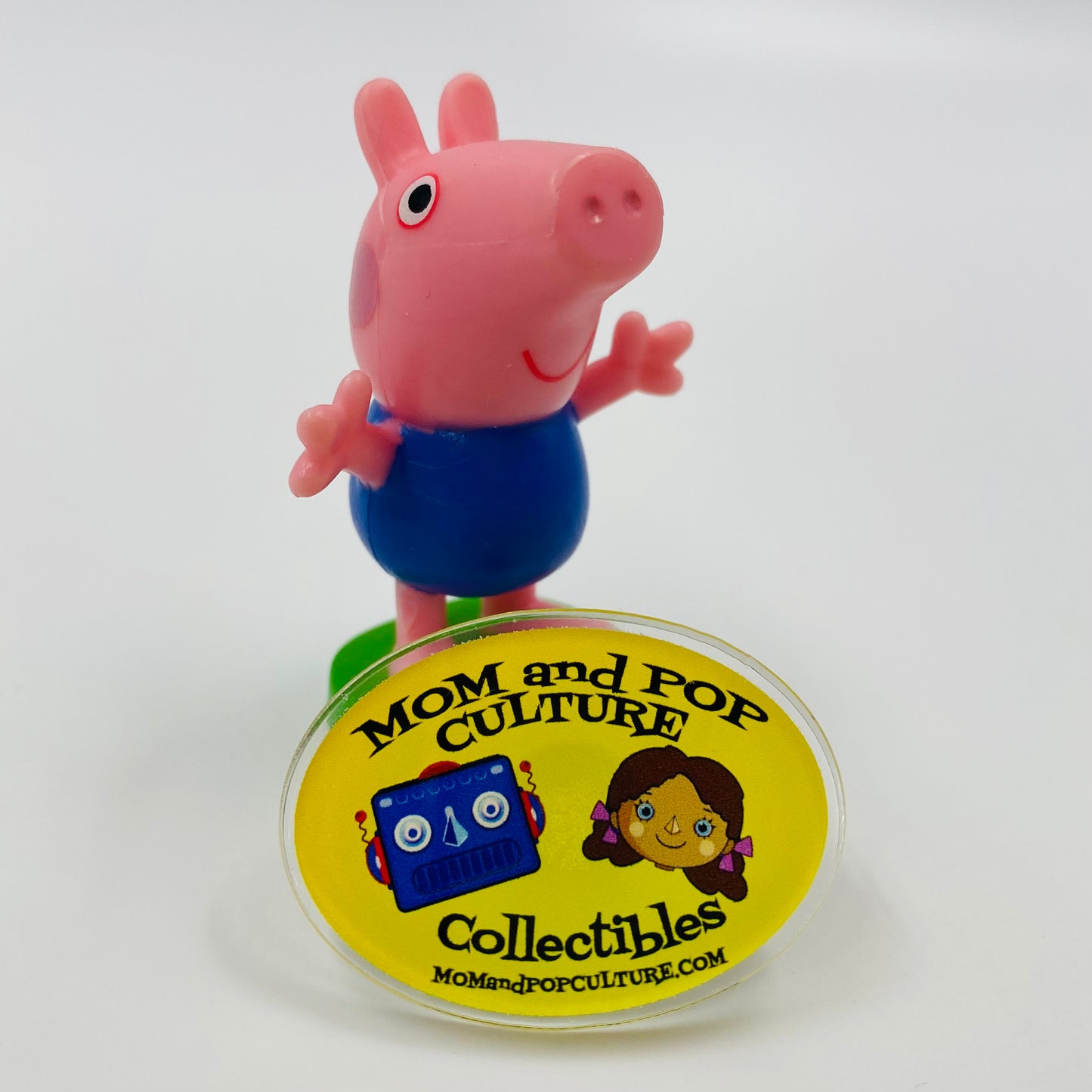 Play-Doh Peppa’s Ice Cream Playset George Pig loose 2.25” stamper figurine (2021) Hasbro