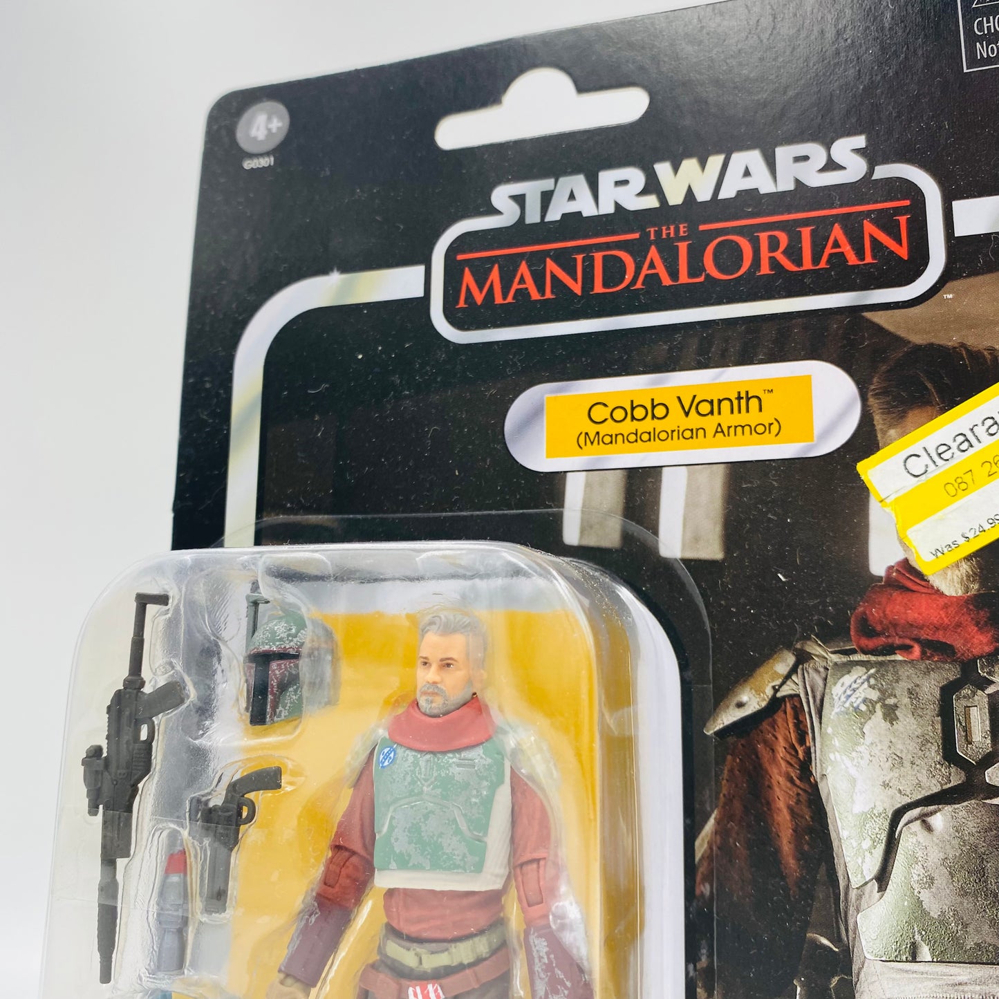 Star Wars The Vintage Collection Cobb Vanth (Mandalorian Armor) Deluxe carded 3.75” action figure (2024) Kenner (Hasbro)