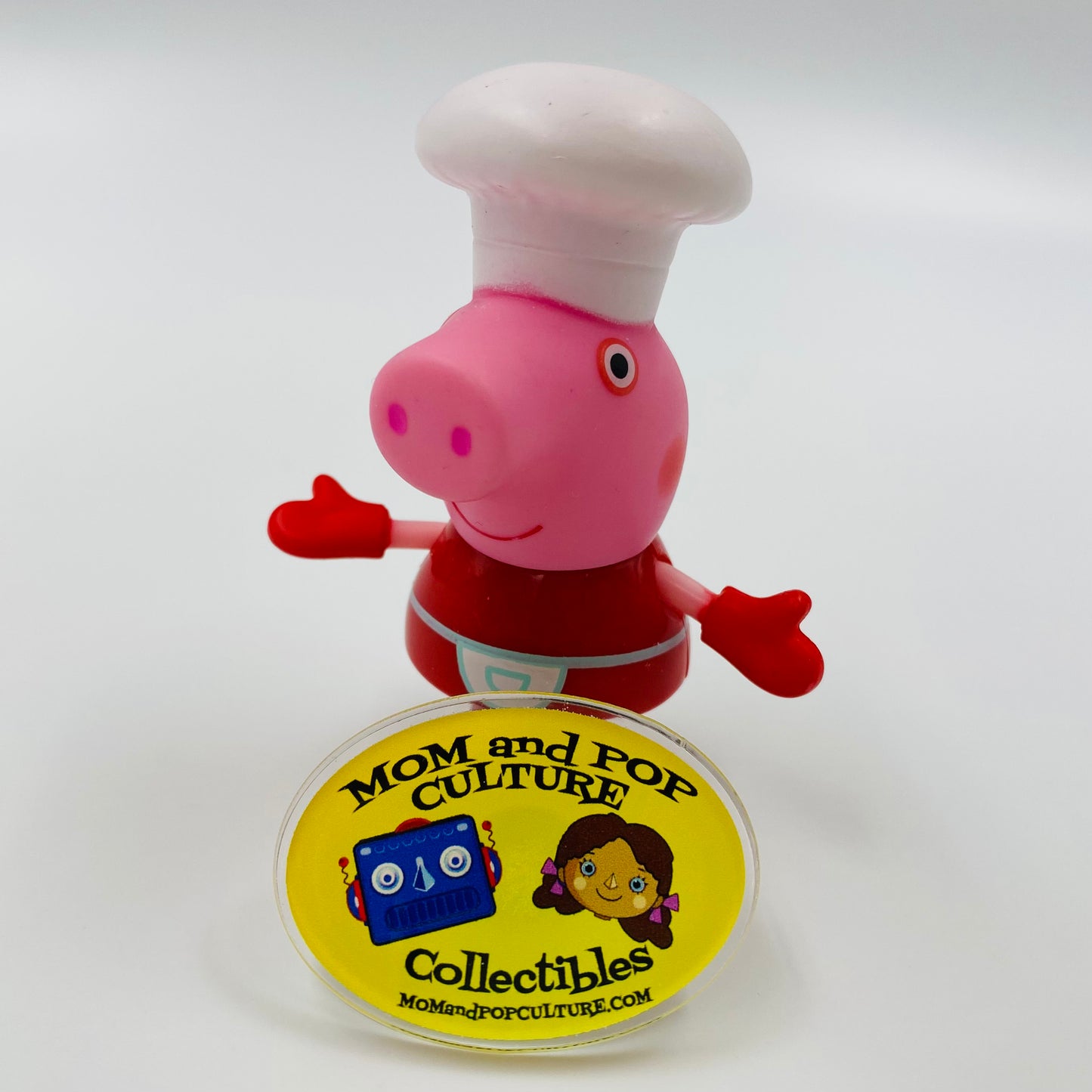 Peppa Pig (chef) loose 2.75” mini figure (2015) Jazwares