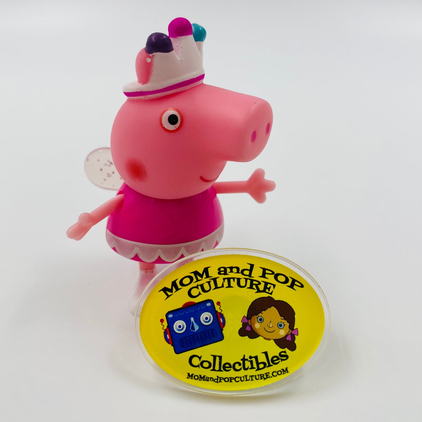 Peppa Pig (fairy princess) loose 2.5” mini figure (2015) Jazwares