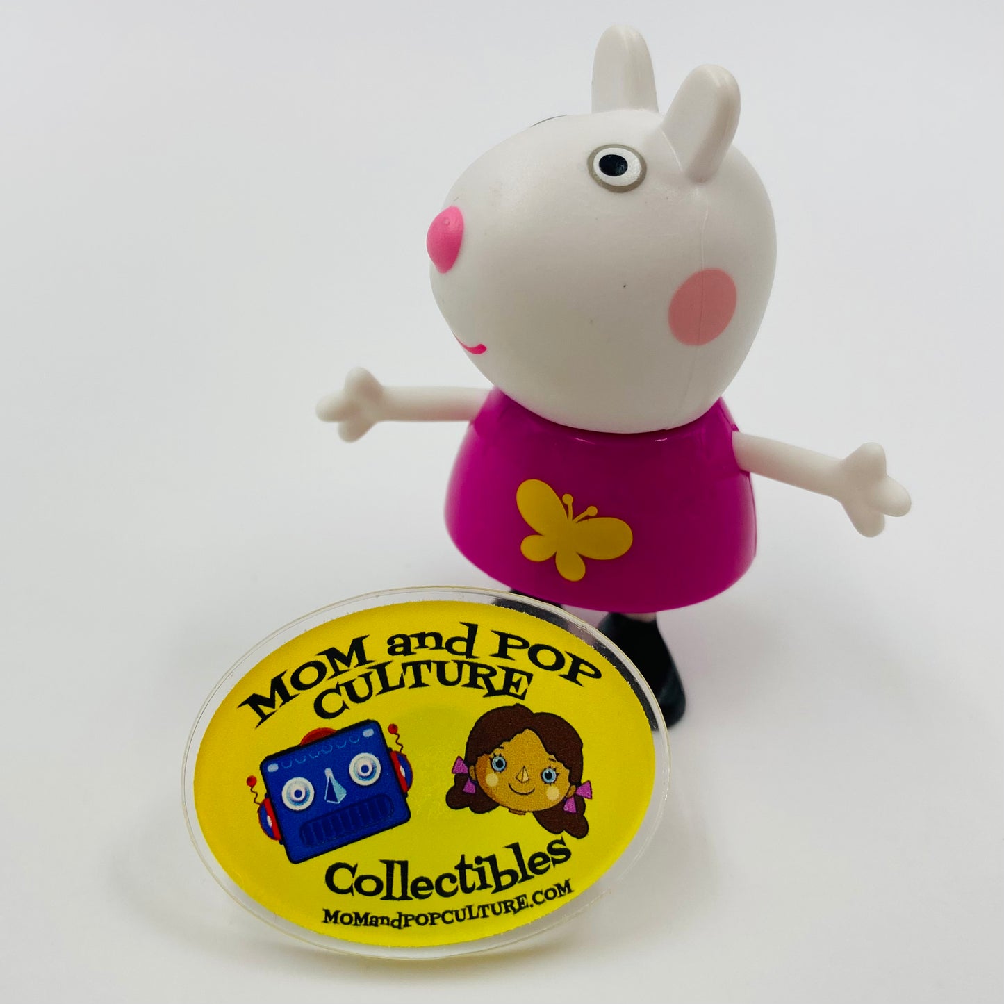 Peppa Pig Suzy Sheep (yellow butterfly shirt) loose 2.5” mini figure (2021) Hasbro