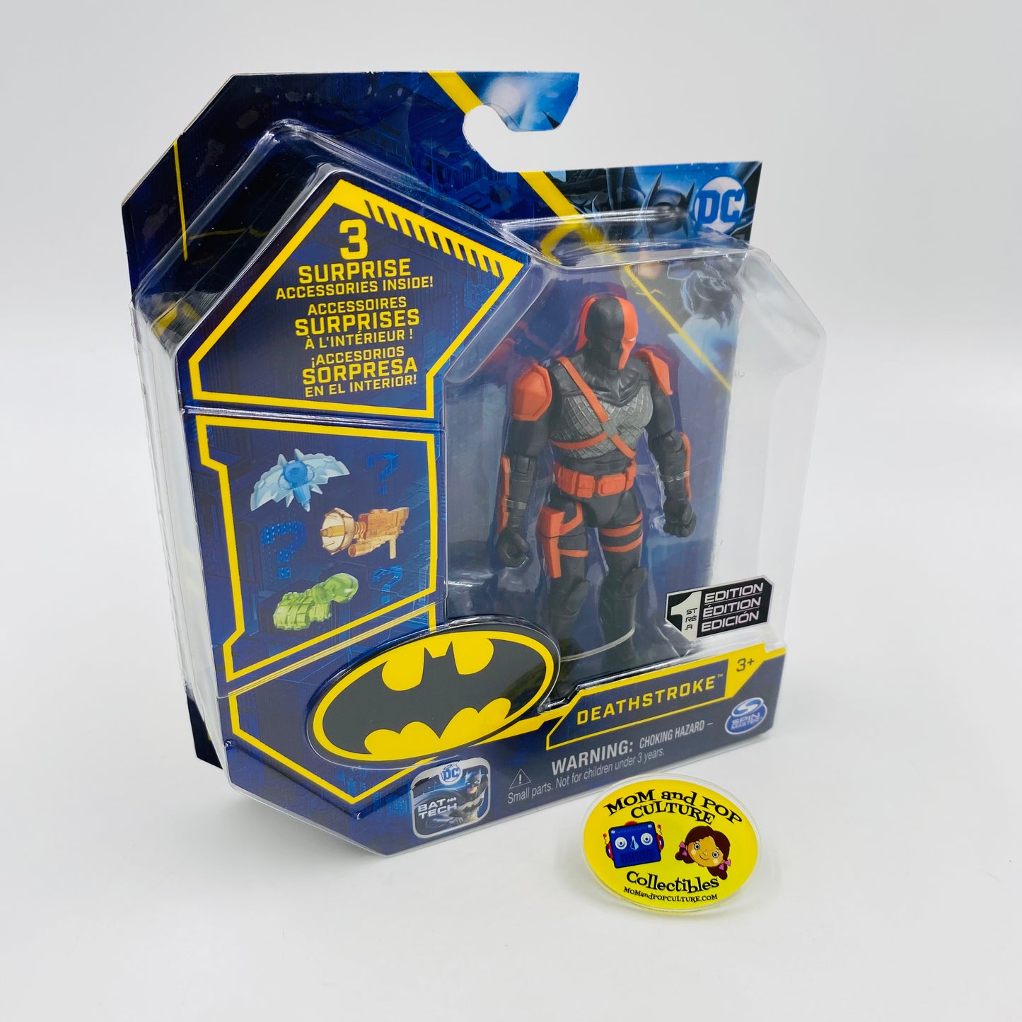 Batman Bat-Tech Deathstroke carded 4” action figure (2021) Spin Master