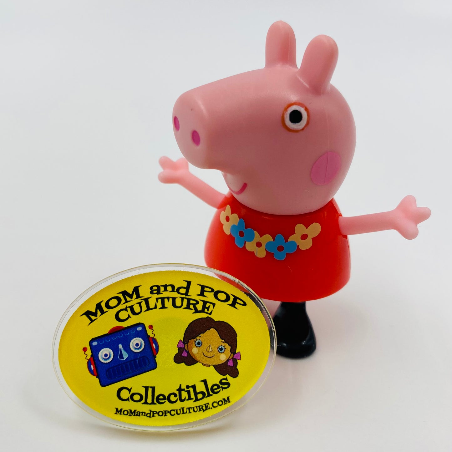 Peppa Pig (flower necklace) loose 2.5” mini figure (2021) Hasbro