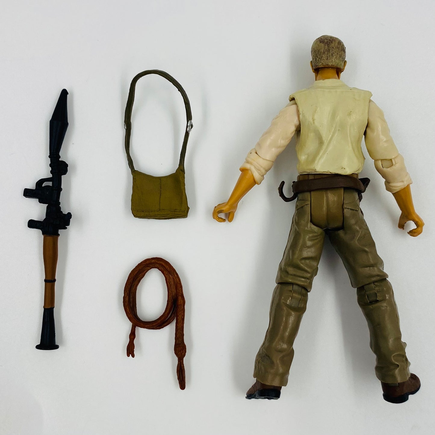 Indiana Jones and the Kingdom of Crystal Skull Indiana Jones w/RPG 3.75” loose action figure (2008) Hasbro