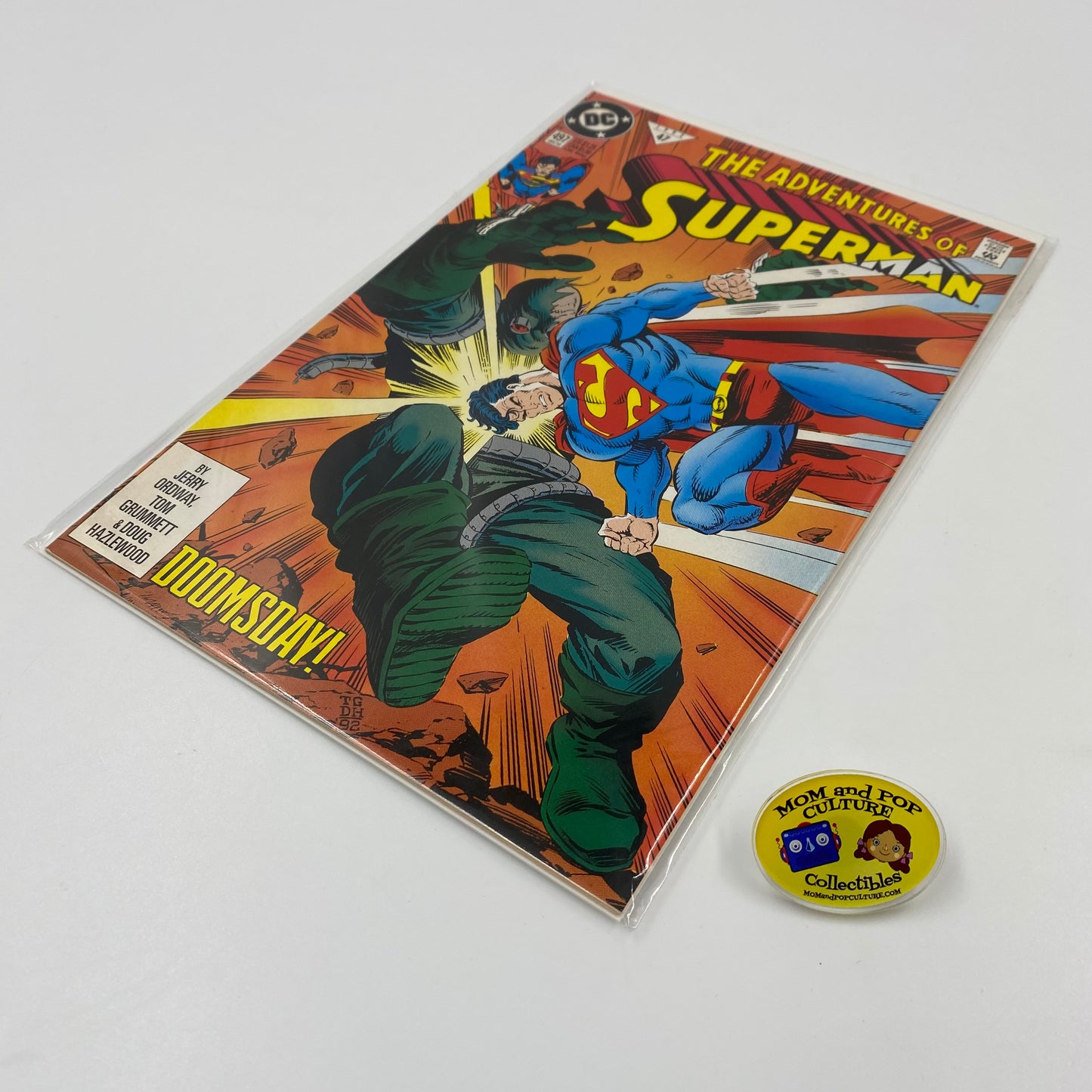 The Adventures of Superman #497 Doomsday part 4 (1992) DC (VF+)
