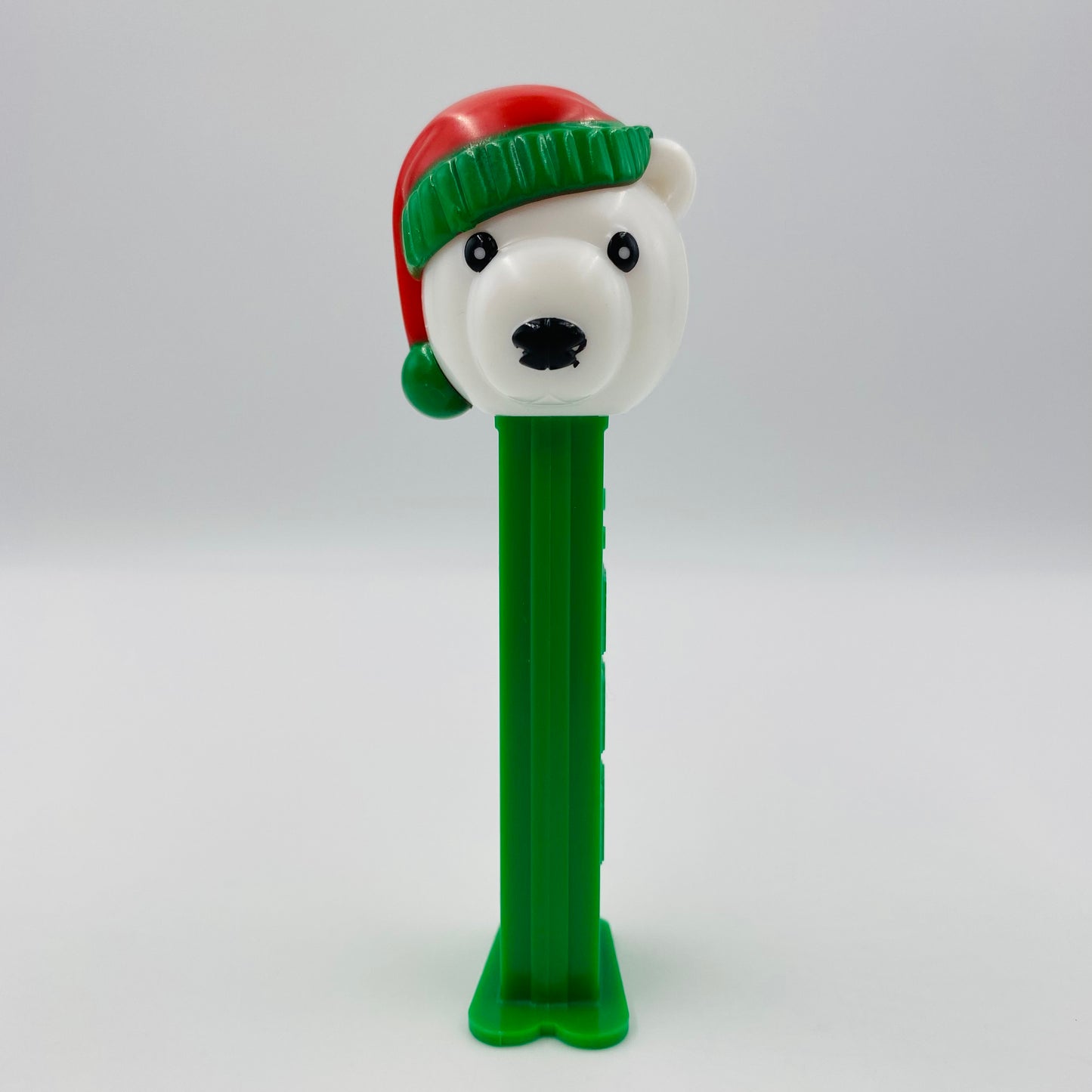 Christmas Winter Polar Bear with Winter Hat PEZ dispenser (2009) loose 5.9 China