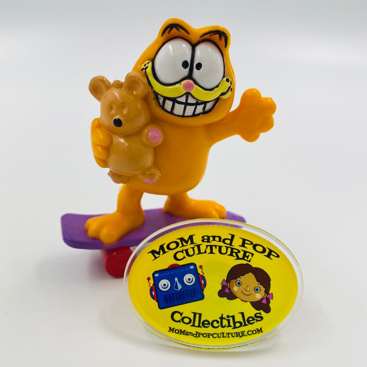 Garfield with Pooky under 3 McDonald's Happy Meal toy (1988) loose