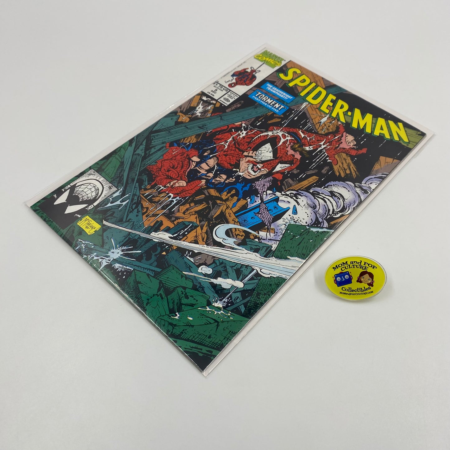 Spider-Man #5 direct edition (1990) Marvel (FN-)