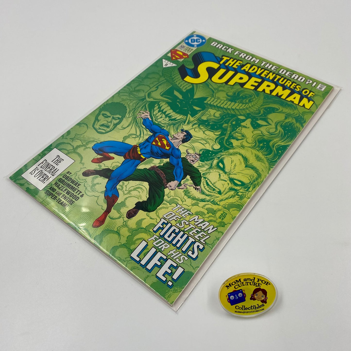 The Adventures of Superman #500 Reign of the Supermen! part 0 (1993) DC (VF) standard cover