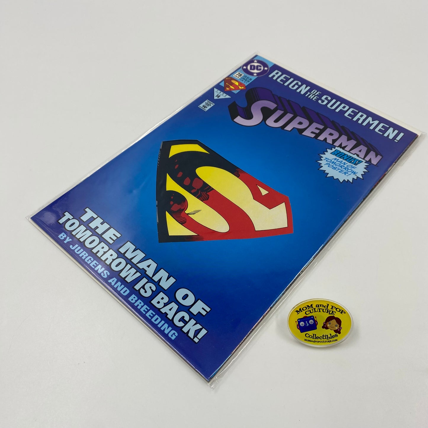 Superman #78 Reign of the Supermen! part 3 (1993) DC (FN+)