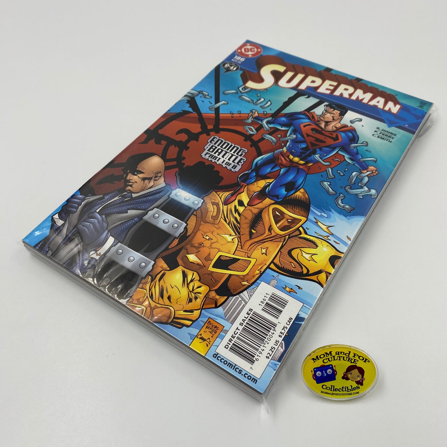 Superman Ending Battle: Superman #186-187 (2002), Adventures of Superman #608-609 (2002), Superman: The Man of Steel #130-131 (2002), Action Comics #795-796 (2002) DC (FN to VF)