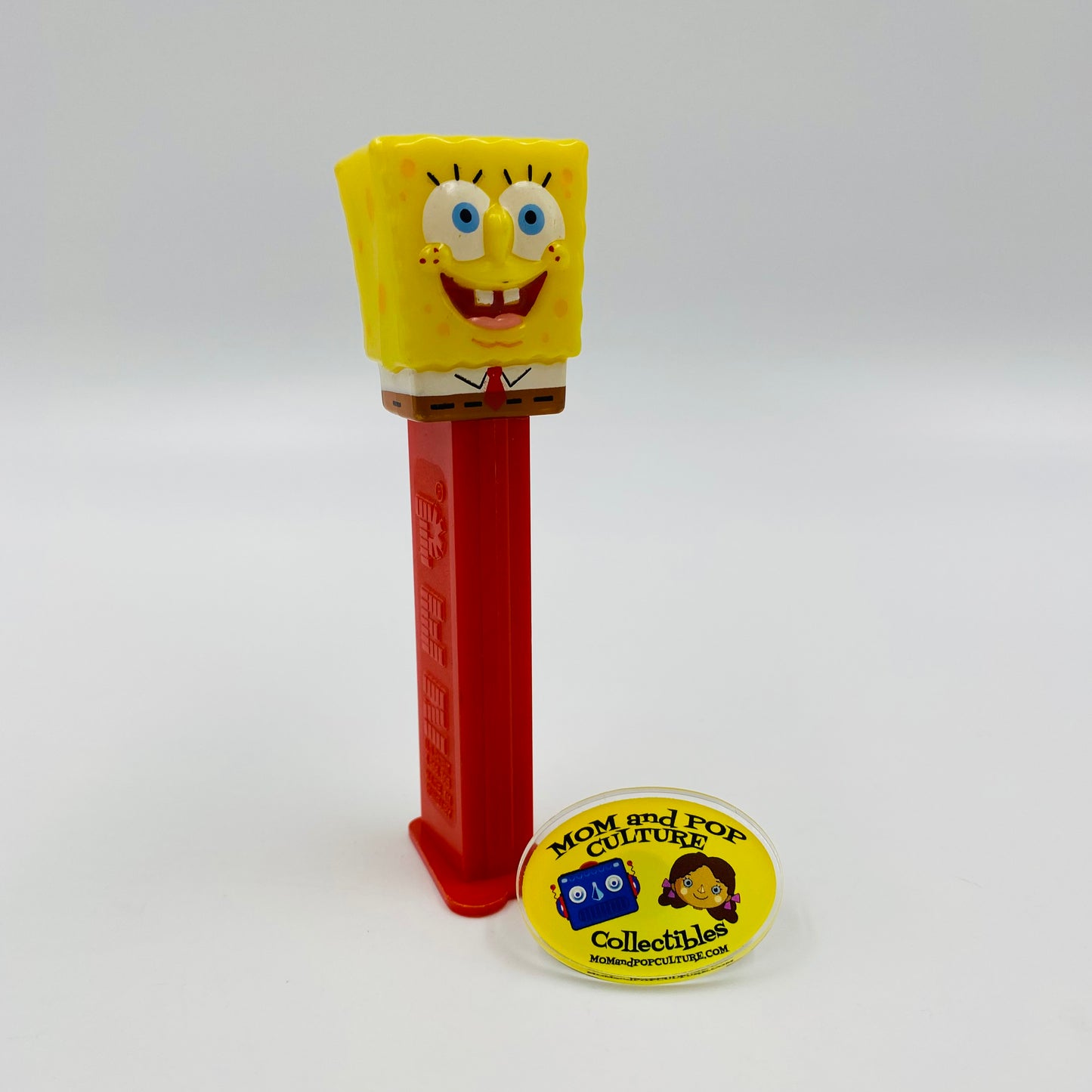 SpongeBob SquarePants red stem PEZ dispenser (2004) loose 4.9 Hungary