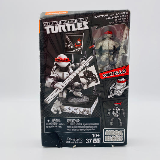 Mega Bloks Teenage Mutant Ninja Turtles Donatello boxed 2” micro action figure with diorama base (2016) DPD84 Mattel