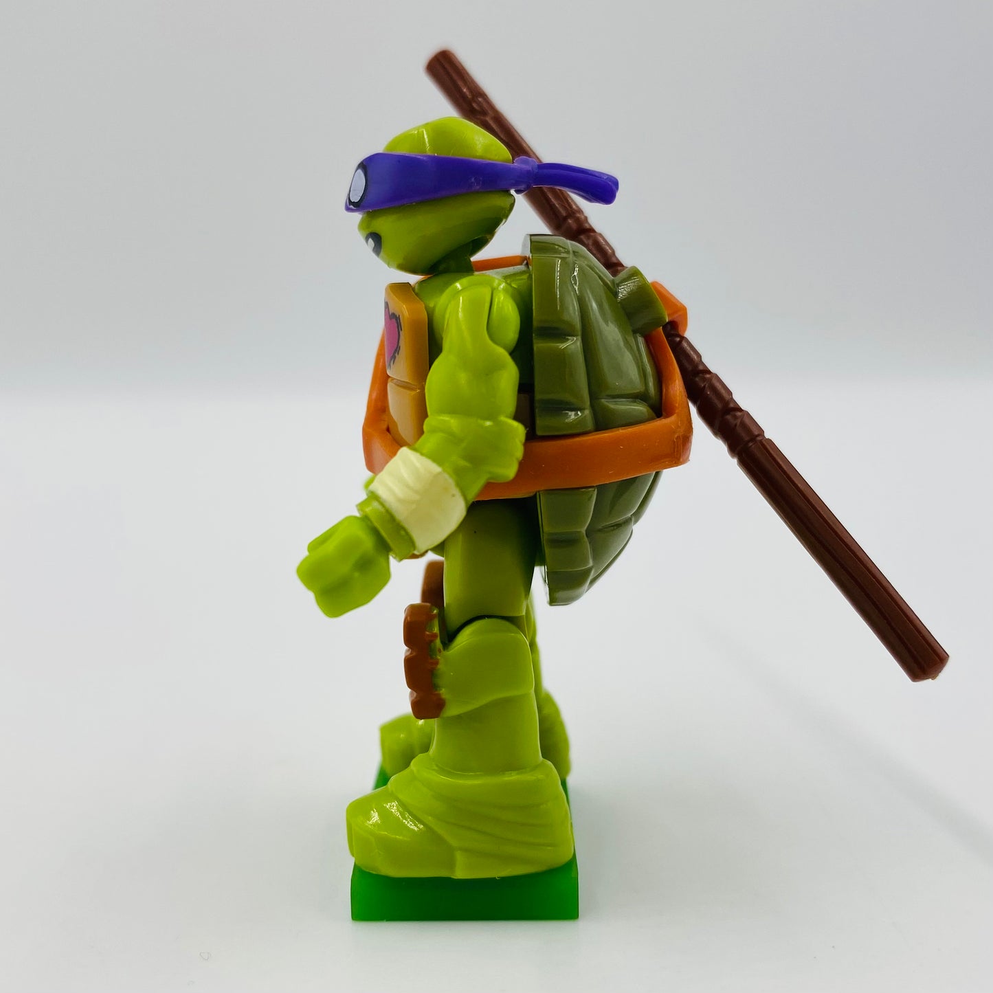 Mega Bloks Teenage Mutant Ninja Turtles series 1 Donatello loose 2” micro action figure (2015) Mattel