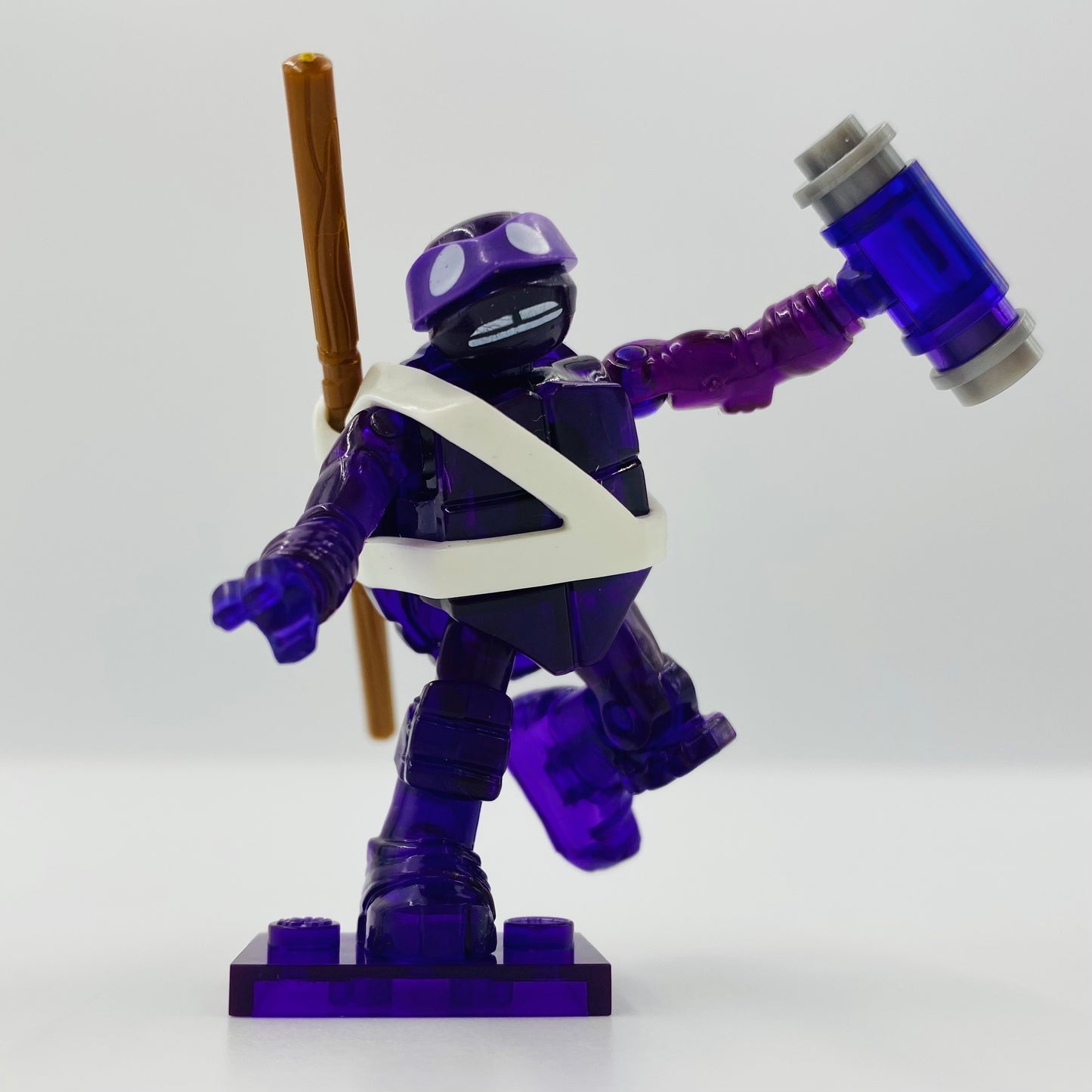 Mega Bloks Teenage Mutant Ninja Turtles series 2 Donatello loose 2” micro action figure (2015) Mattel