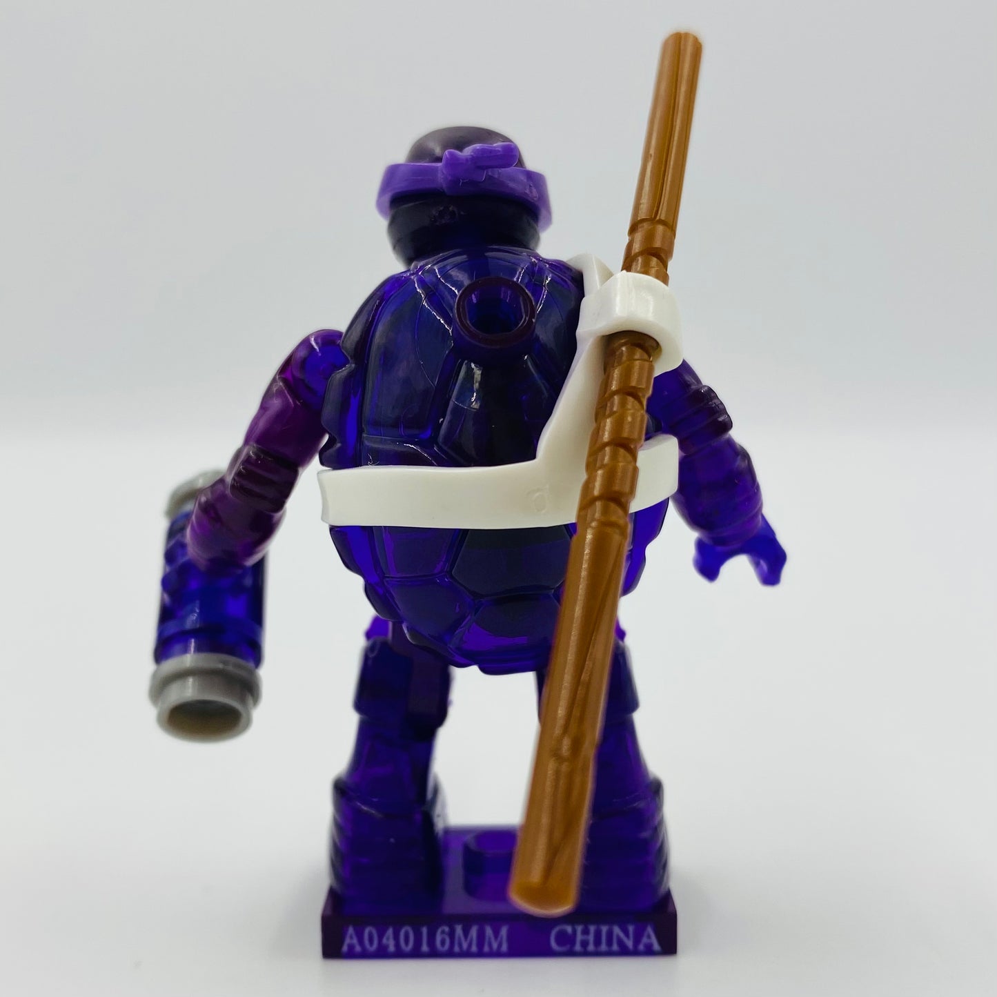 Mega Bloks Teenage Mutant Ninja Turtles series 2 Donatello loose 2” micro action figure (2015) Mattel