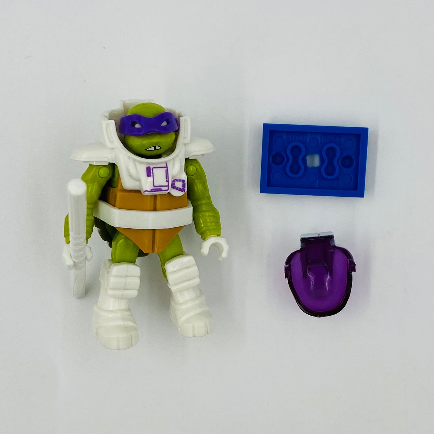 Mega Bloks Teenage Mutant Ninja Turtles series 3 Donatello loose 2” micro action figure (2015) Mattel