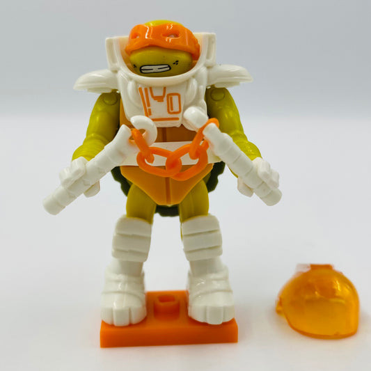 Mega Construx Teenage Mutant Ninja Turtles series 4 Michelangelo loose 2” micro action figure (2015) Mattel