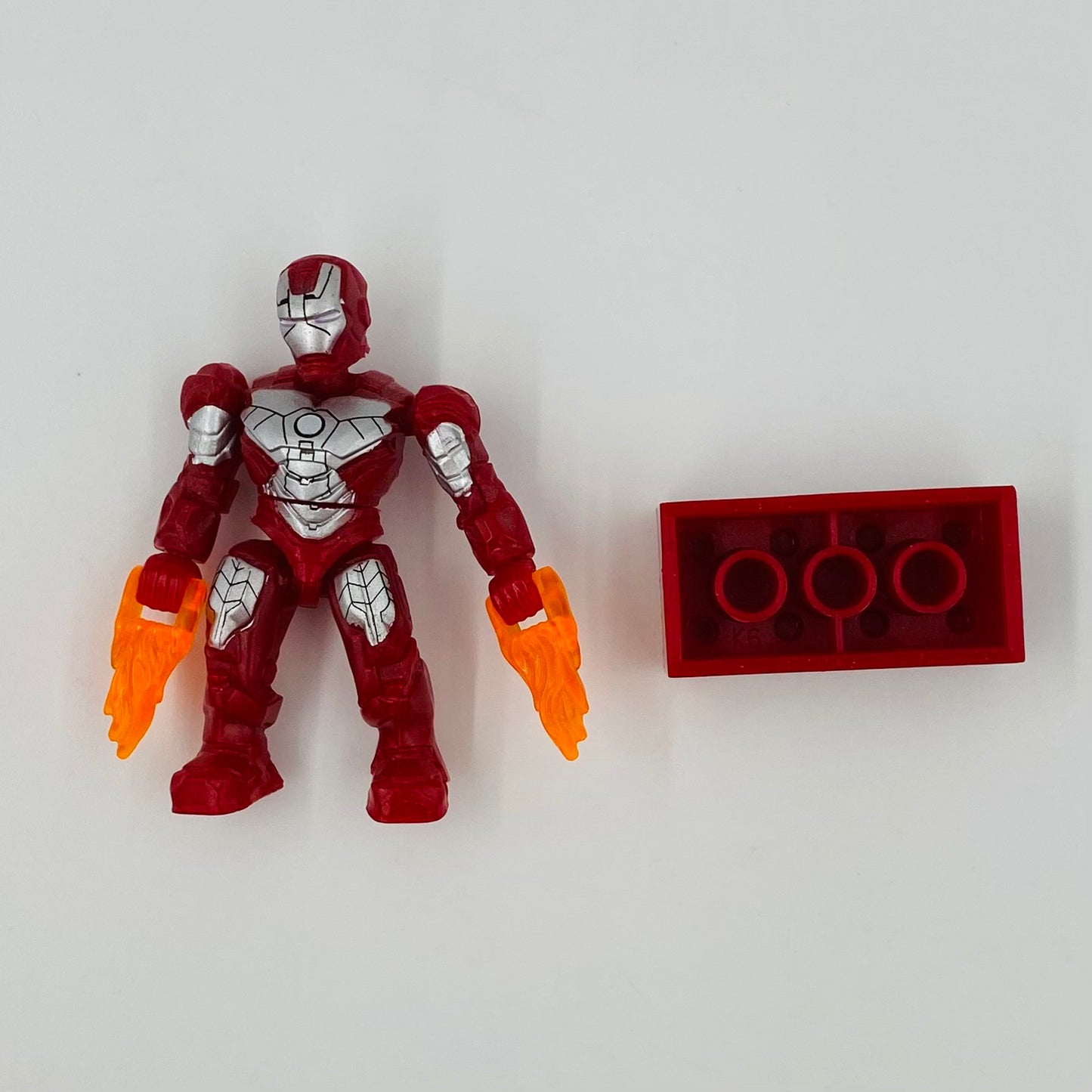 Mega Bloks Marvel series 2 Iron Man Marv V loose 2” micro action figure (2012) MEGA Brands
