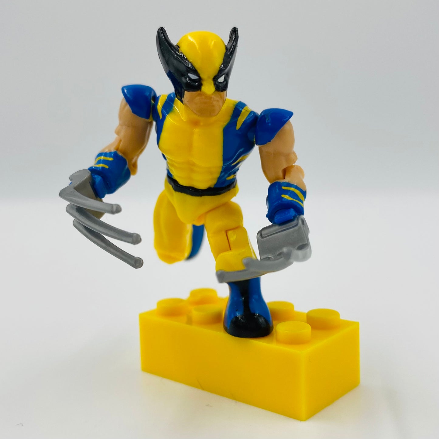 Mega Bloks Marvel series 2 Wolverine loose 2” micro action figure (2012) MEGA Brands