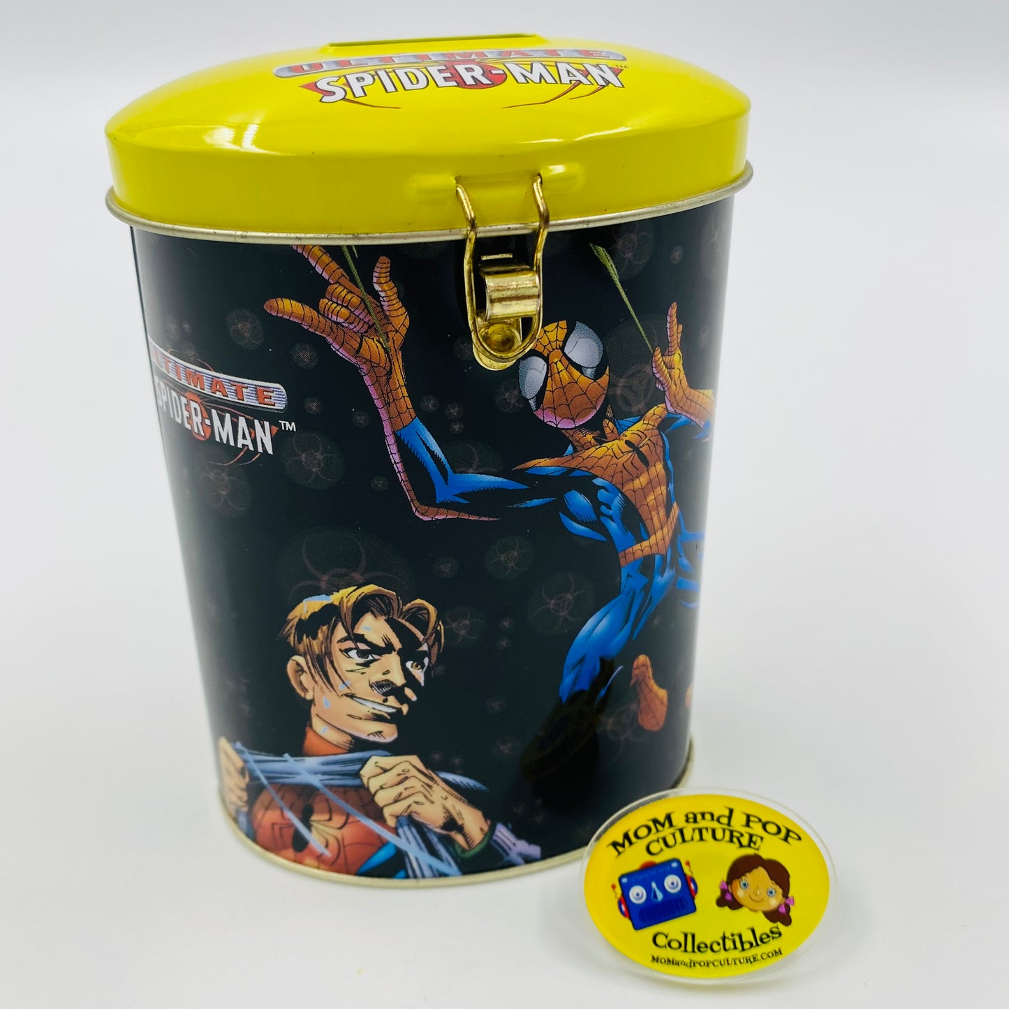 Ultimate Spider-Man tin money bank (2001)