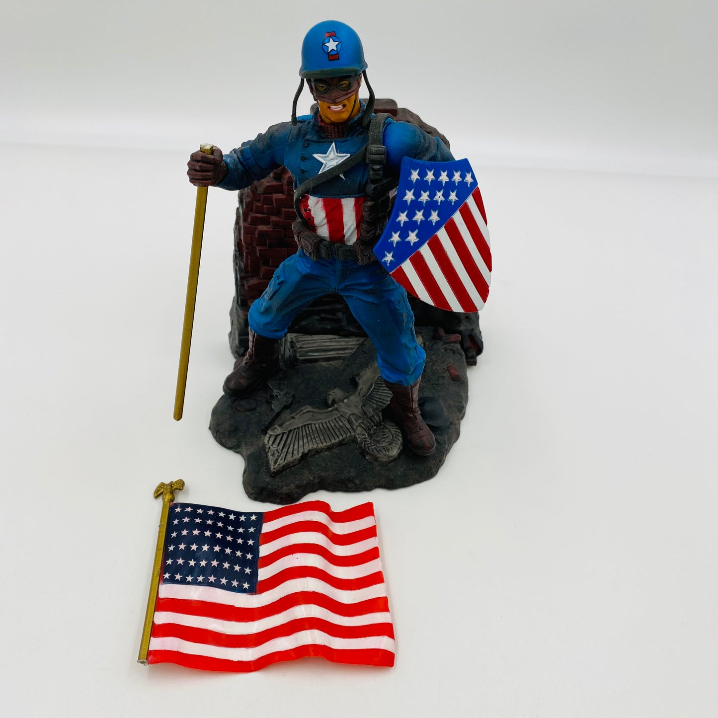 Marvel Select Ultimate Captain America loose 7” figure (2002/2003) Diamond Select Toys