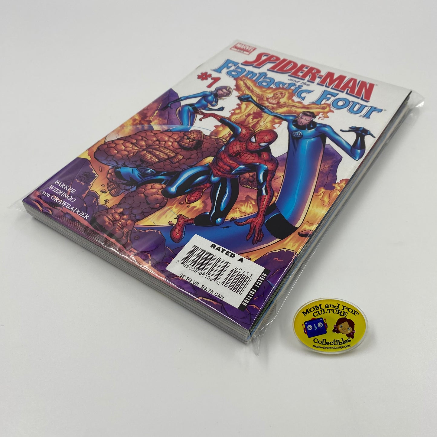 M&PC Marvel Comic Book FUN PACK: Spider-Man and the Fantastic Four
