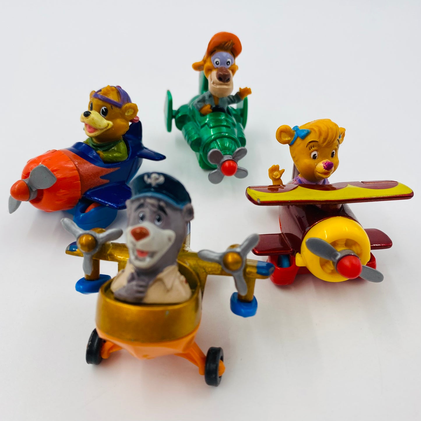Tail Spin complete set of 4 McDonald's Happy Meal toys (1990) loose