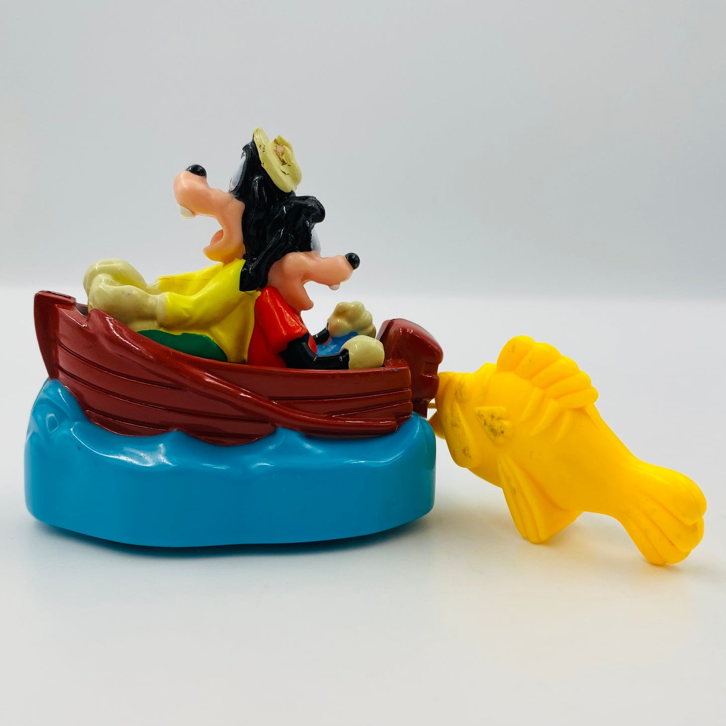 A Goofy Movie Goofy and Max in Fishing Boat Burger King Kids' Meal toy (1995) loose