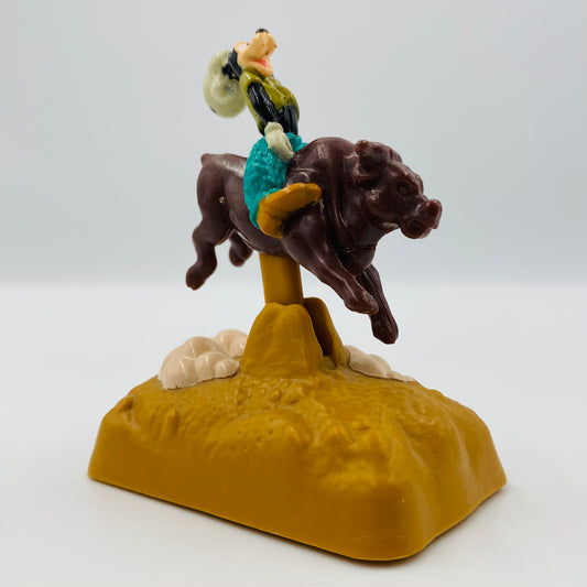 A Goofy Movie Goofy on Bucking Bronco Burger King Kids' Meal toy (1995) loose