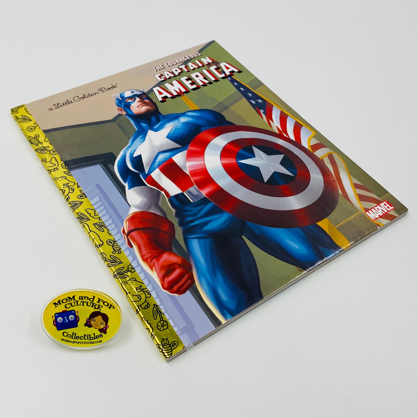 A Little Golden Book: The Courageous Captain America (2011) Golden