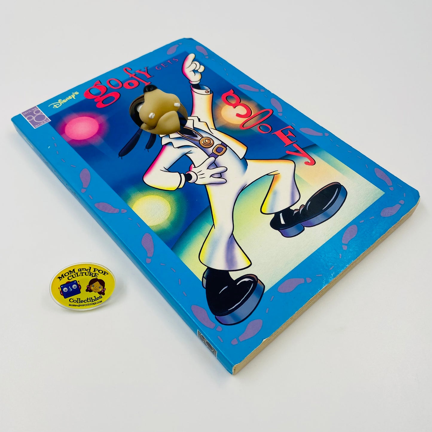 Disney’s Goofy Gets Goofy finger puppet board book (1994) Mouse Works