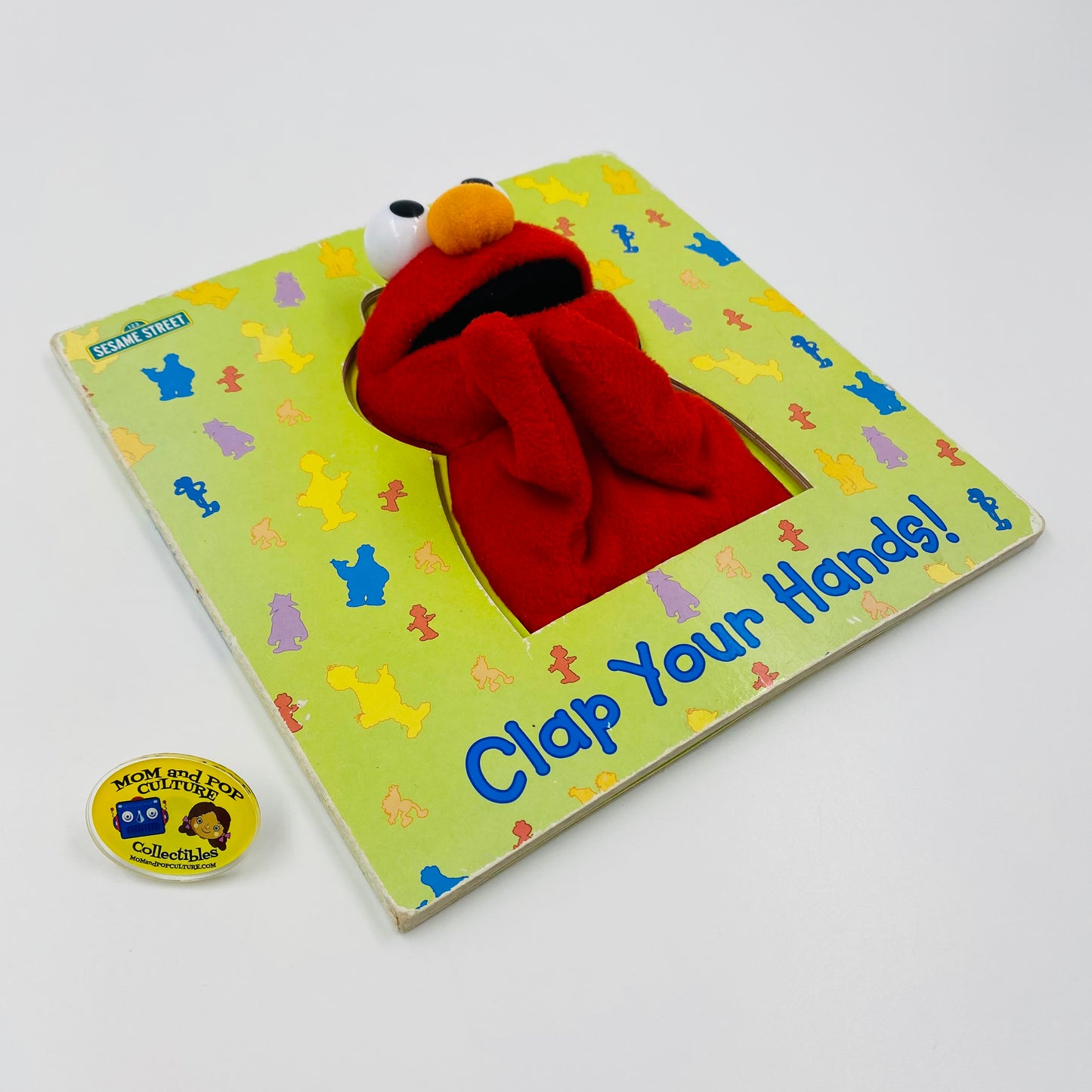 Sesame Street Clap Your Hands Elmo finger puppet board book (2002) Random House