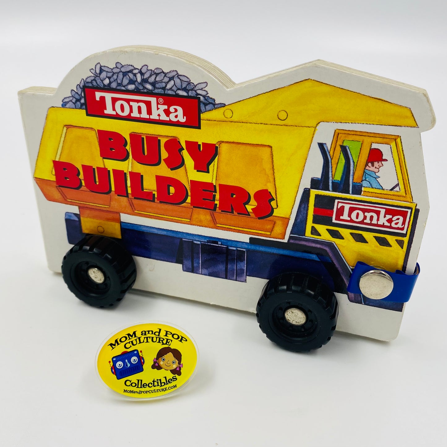 Tonka Busy Builders board book with wheels (1997) Scholastic/Cartwheel