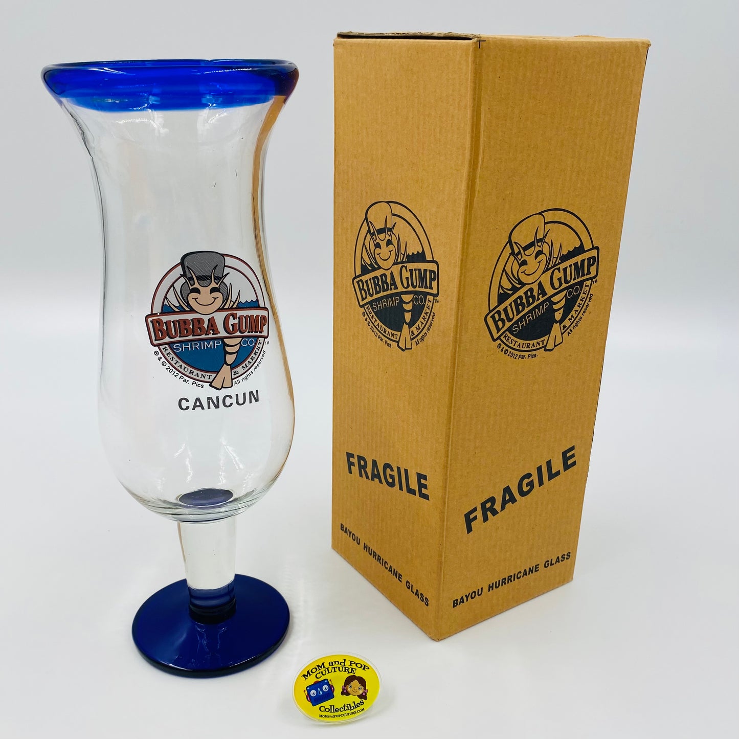 Bubba Gump Shrimp Co. Cancun Bayou Hurricane 24oz glass (2012) Paramount Pictures