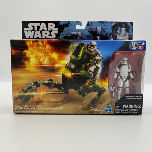 Star Wars Rogue One Assault Walker with Stormtrooper boxed 3.75” vehicle & action figure (2016) Hasbro