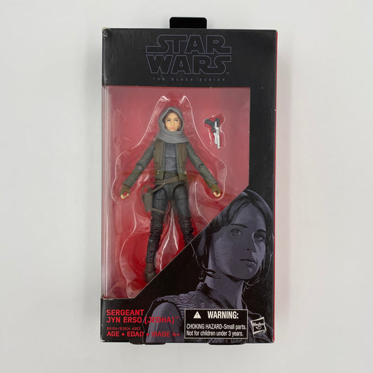 Star Wars The Black Series Sergeant Jyn Erso (Jedha) boxed 6” action figure (2016) Hasbro