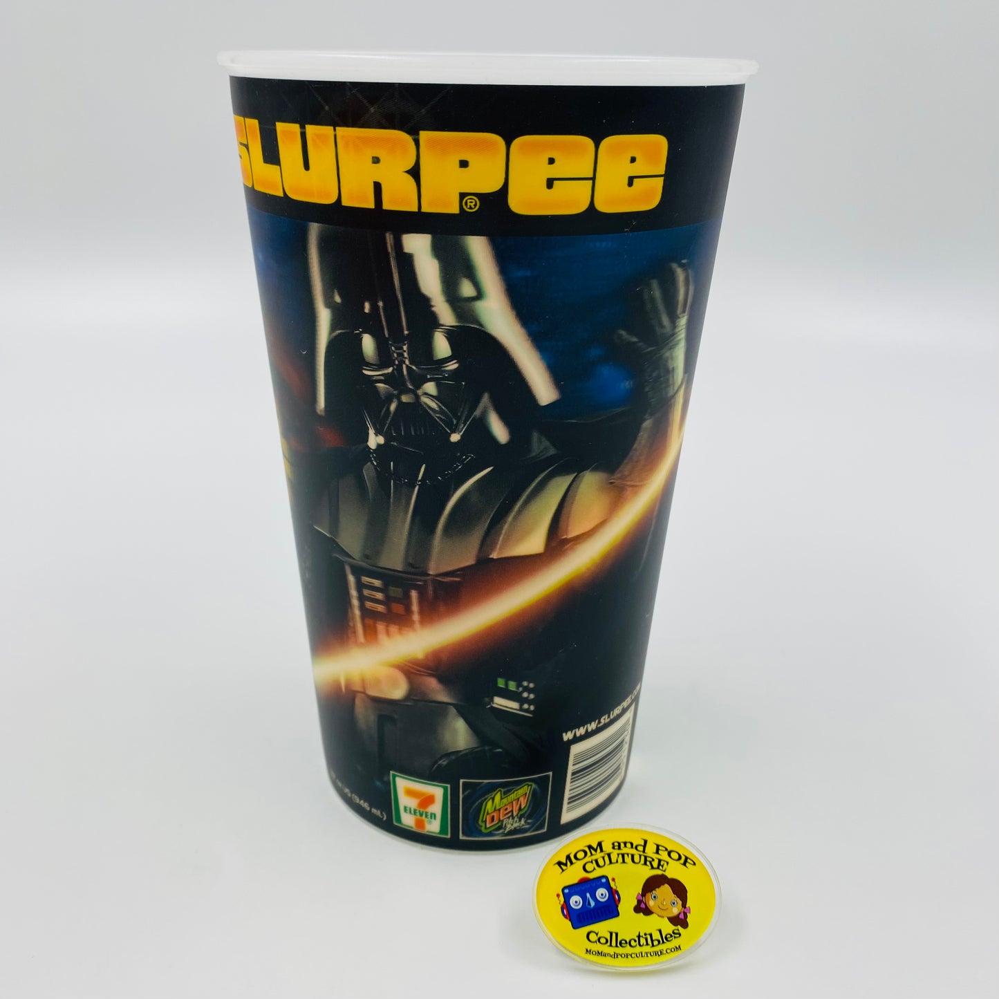 Star Wars Episode III Revenge of the Sith Darth Vader & Yoda Darth Dew 3-D plastic Slurpee cups (2005) 7-11