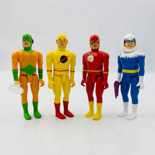 DC Pocket Super Heroes Silver Age Flash, Captain Cold, Mirror Master & Professor Zoom loose 3” action figures (2002) DC Direct