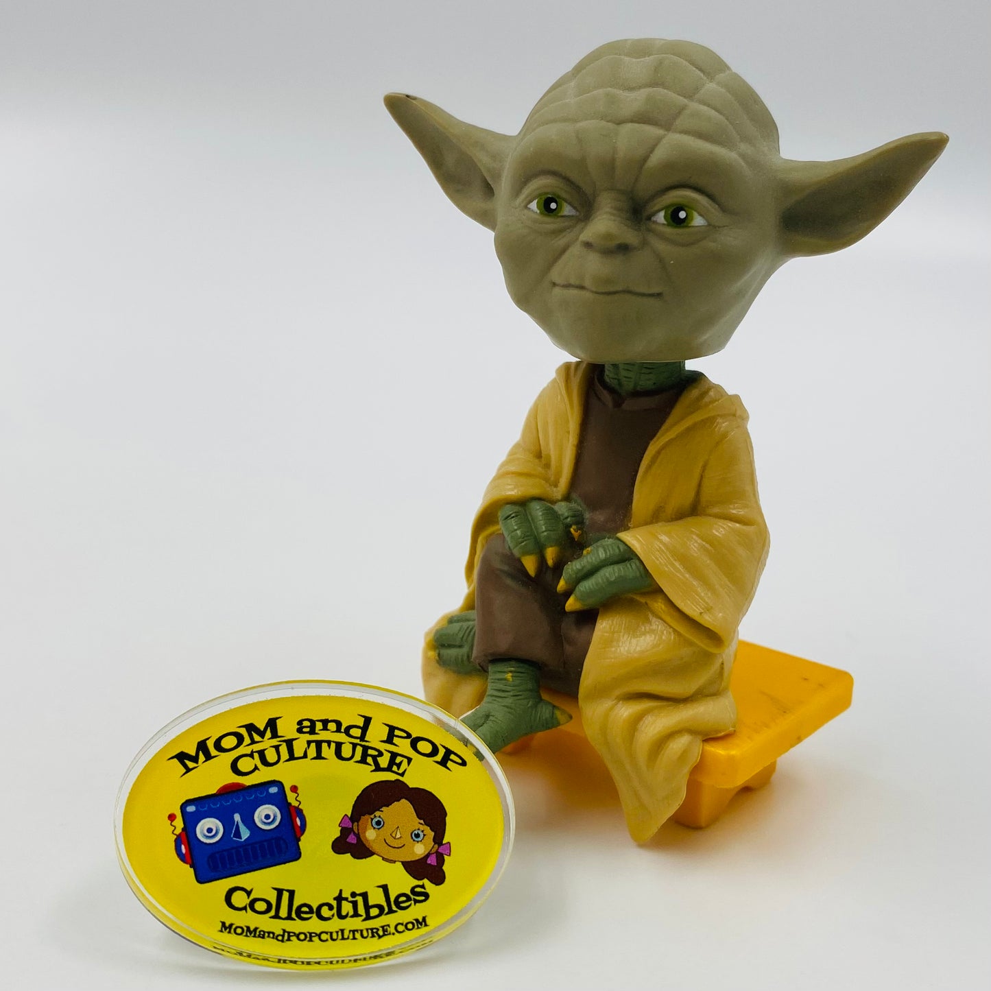 Star Wars Yoda Computer Sitter loose Bobble Head (2009) Funko