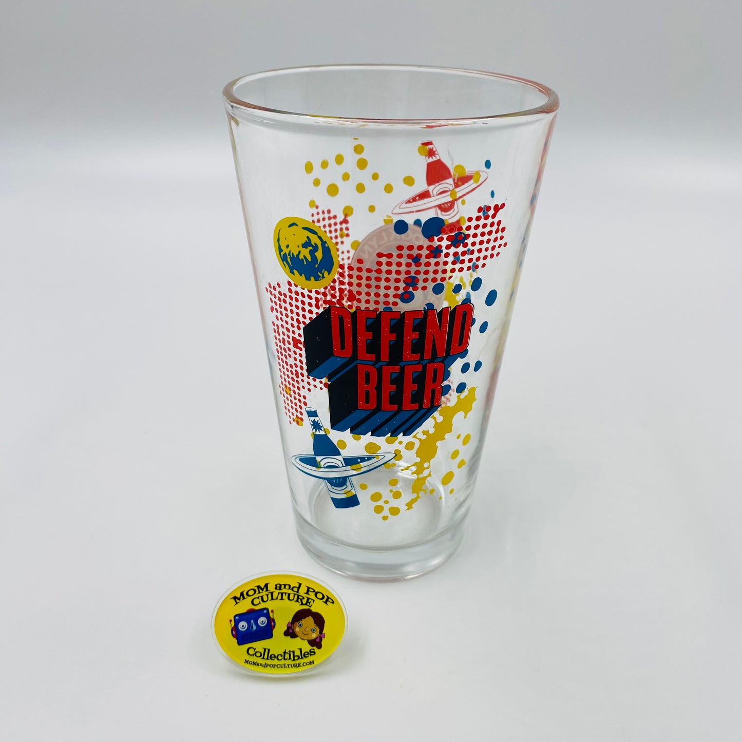 Brooklyn Defender IPA 16oz glass