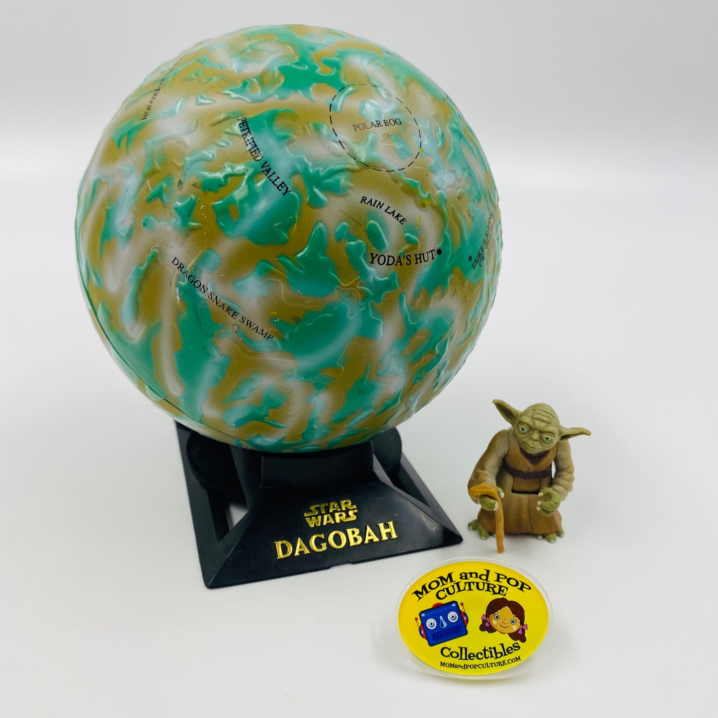 Star Wars The Power of the Force 2 Complete Galaxy Dagobah playset with Yoda 2” (3.75” scale) action figure (1998) Kenner/Hasbro