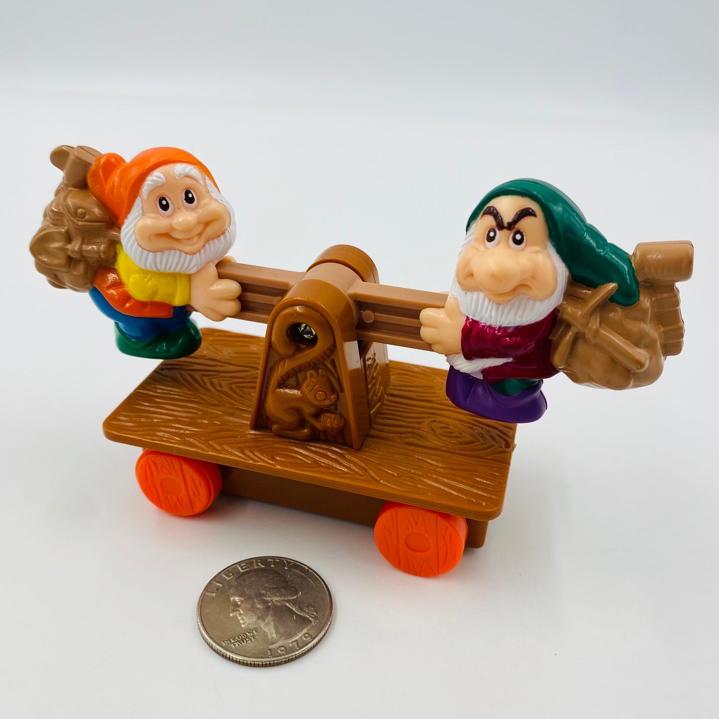 Snow White and the Seven Dwarfs set McDonald's Happy Meal toy (1992) loose