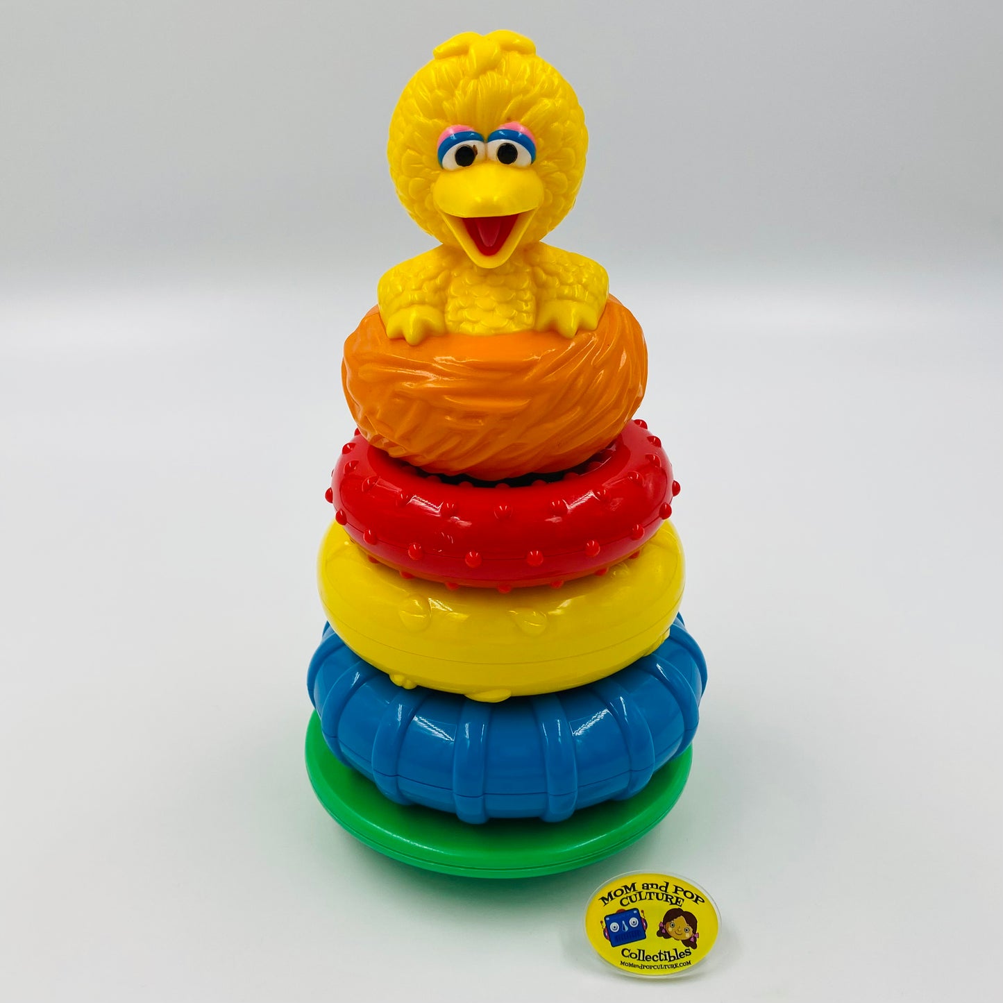 Playskool Sesame Street Big Bird Stack-A-Nest ring stacker (2010) Hasbro