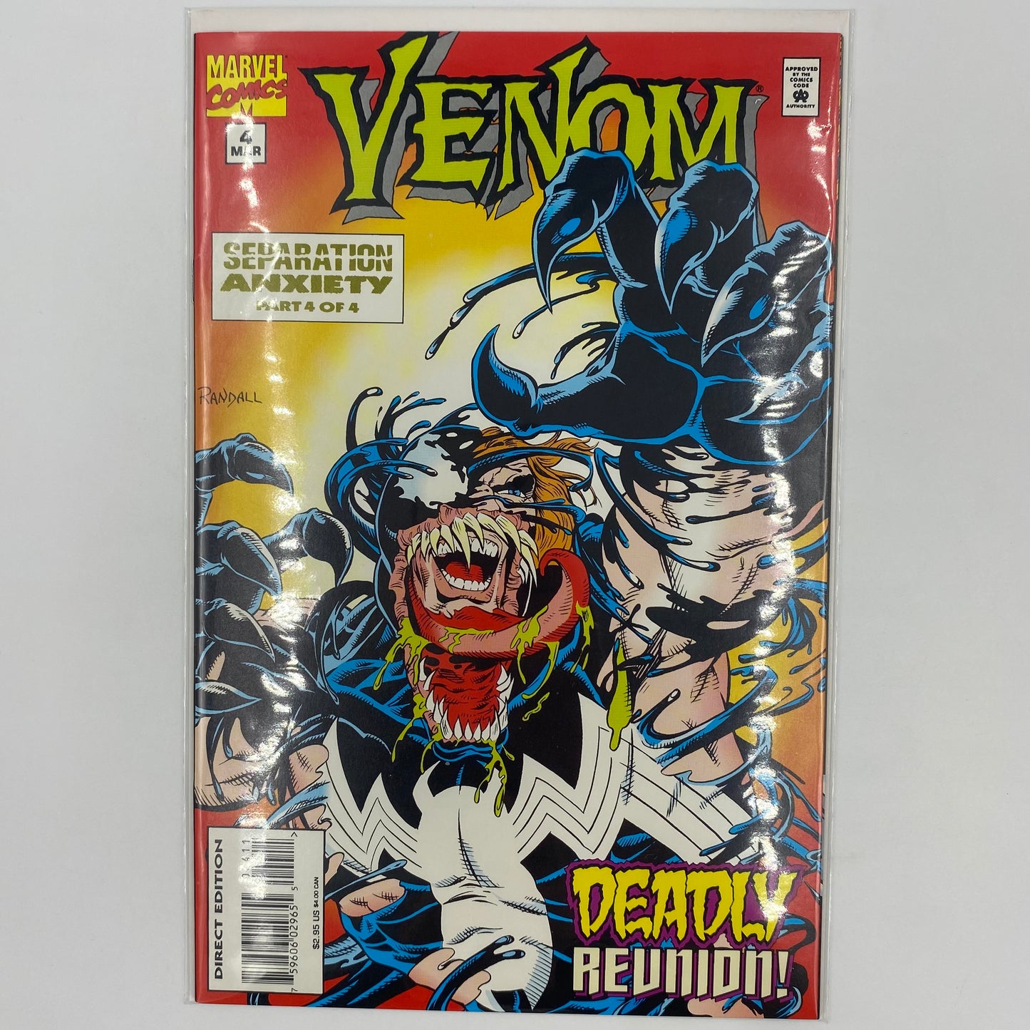 Venom Separation Anxiety #4 (1995) Marvel