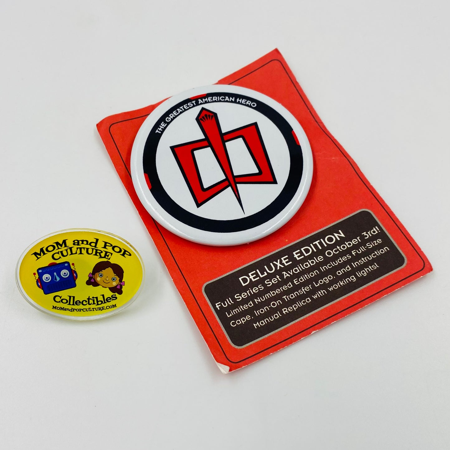 The Greatest American Hero promo pinback button (2006) Anchor Bay