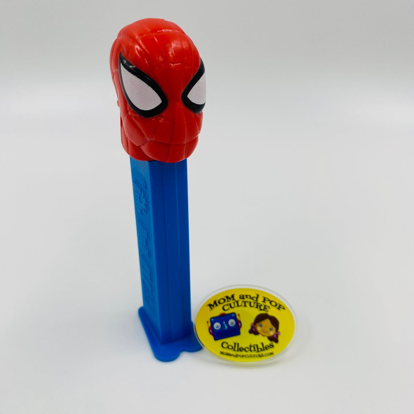Marvel Spider-Man (blue stem) PEZ dispenser (2000) loose 4.9 Hungary