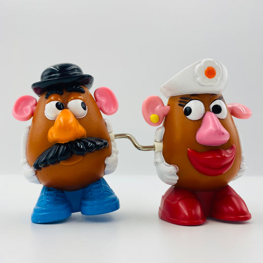 Toy Story 2 Mr Potato Head & Mrs Potato Head wind up McDonald's Happy Meal toy (1999) loose