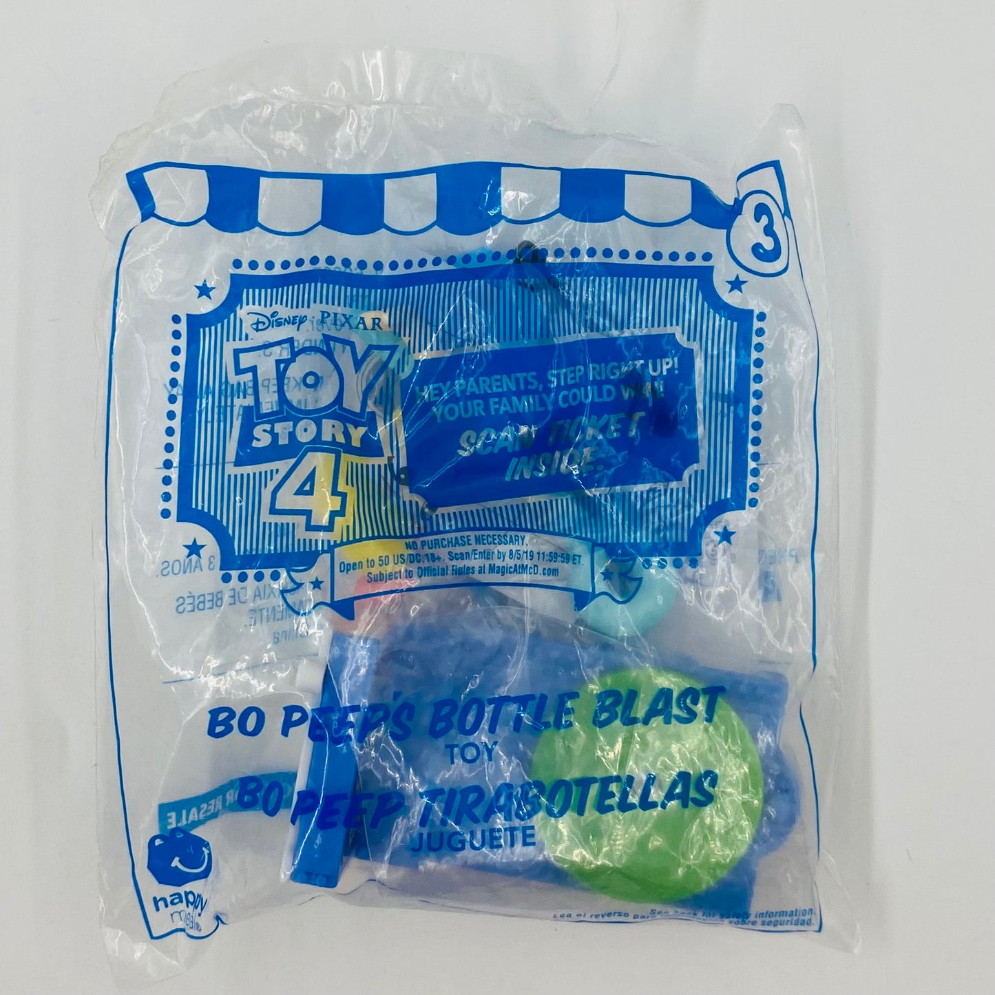 Toy Story 4 Bo Peep’s Bottle Blast McDonald's Happy Meal toy (2019) bagged